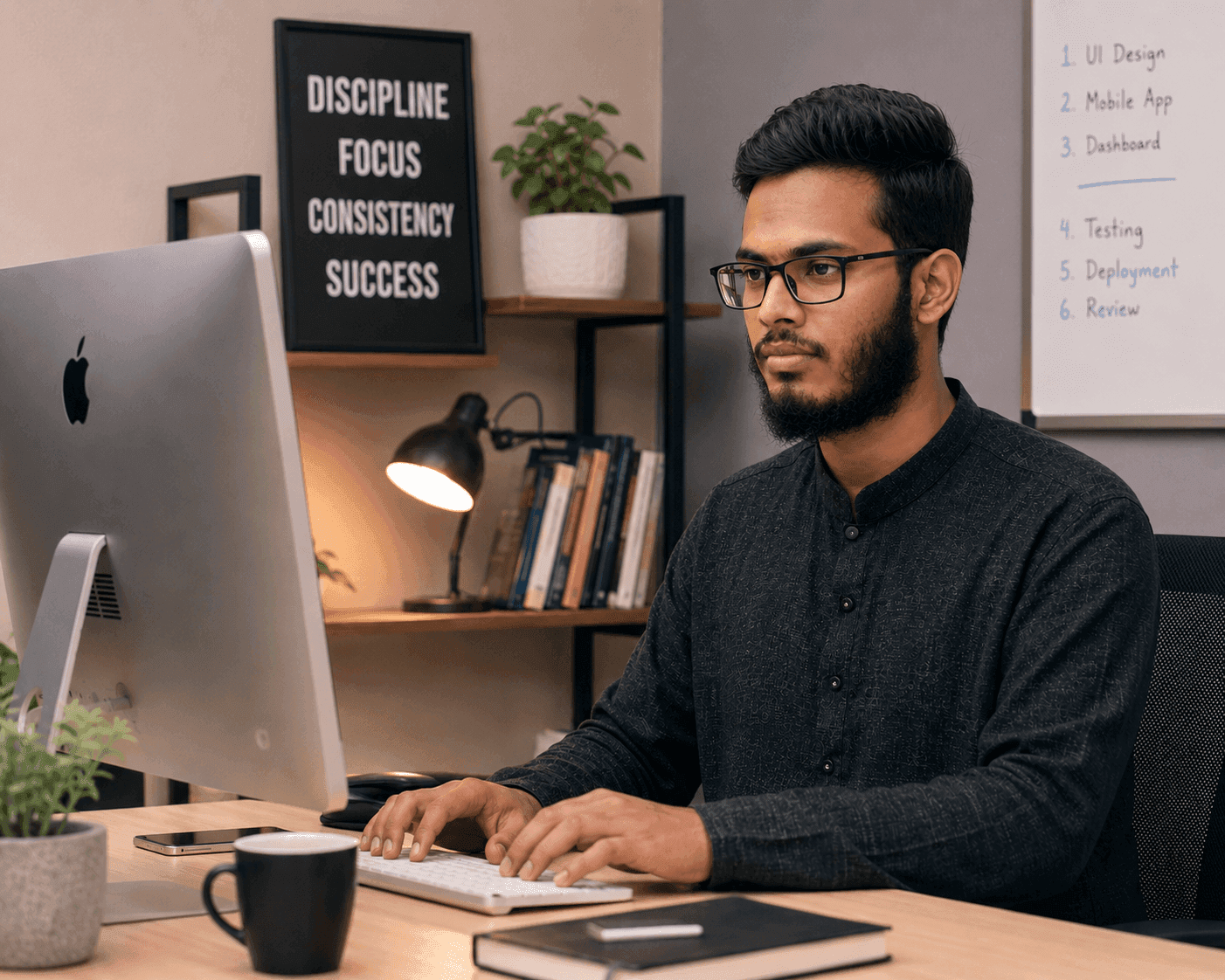 Sahin Alam at AI-powered developer workspace — Full Stack Developer